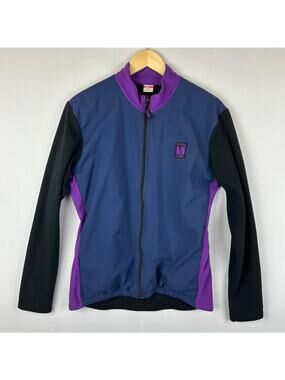 Trek Vintage Fleece Jacket Purple USA Made Windbreaker Full Zip Women's Size XL